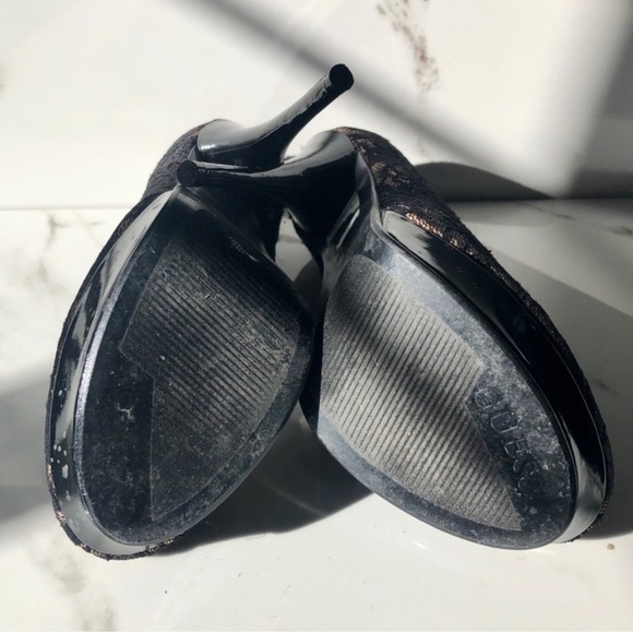 Guess 5” Black Lace Stiletto - Picture 4 of 4